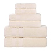 Venice Zero Twist Cotton Medium Weight Absorbent 6 Piece Towel Set